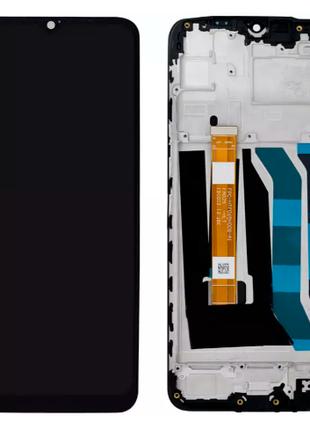 Дисплей (LCD) Realme 5/ C3 з сенсором чорний + рамка