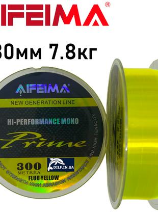 Леска Feima Prime 300m Fluo Yellow (0.30мм 7.8кг) AIFEIMA
