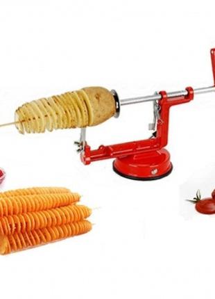 Машинка для резки картофеля спиралью SPIRAL POTATO SLICER Чипс...