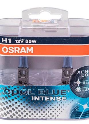 Лампа головного света Osram H1 55W 64150CBI Cool Blue Intense