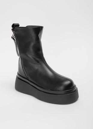 Ботинки женские зимние 342159 р.38 (24) Fashion Черный