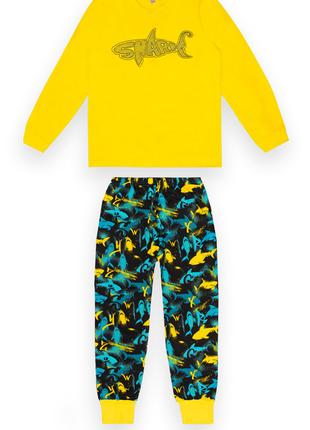 Пижама детская для мальчика GABBI Shark Желтый на рост 128 (13...