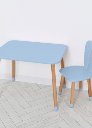 Дитячий столик зі стільчиком 04-027BLAKYTN пастельний синій