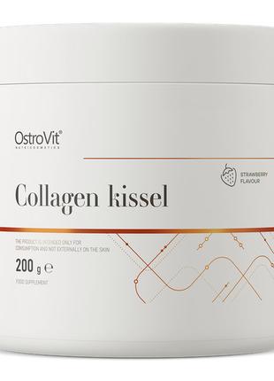 Коллагеновый кисель Ostrovit Collagen Kissel 200g (Strawberry)