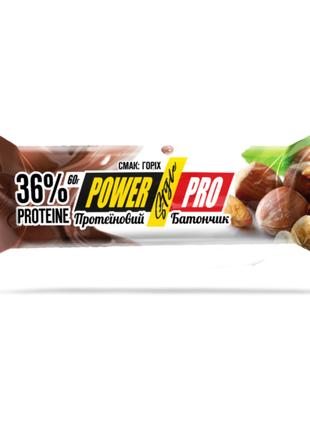 Протеиновый батончик Power Pro 36% Nutella с орехами 60 грамм ...