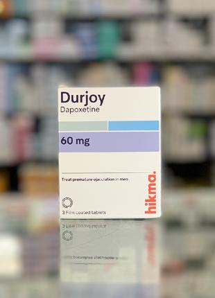 Durjoy  60 мг 3 таб. Лечение преждевременной эякуляции. Египет.
