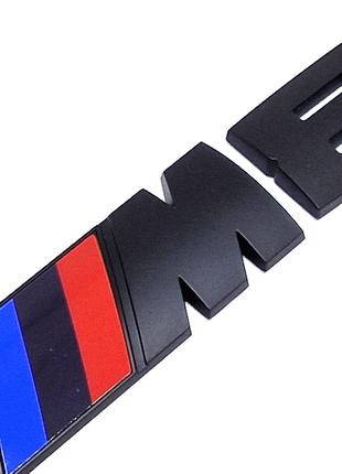 Надпись BMW M8 Эмблема багажника Черный Матовый
