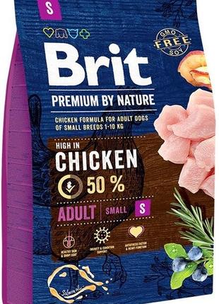 Сухой корм для взрослых собак мелких пород Brit Premium Adult ...