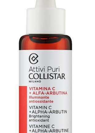 Collistar pure actives vitamin c+alpha-arbutin сироватка