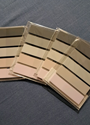 Книжкові стікери-закладки пастельні кольори 4×100 шт.