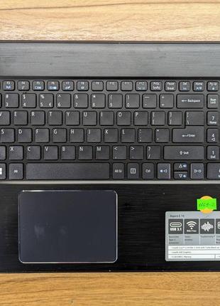 Верхняя панель с тачпадом palmrest и клавиатурой Acer Aspire E...