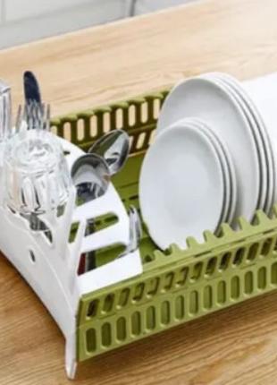 Сушарка для посуду Compact Dish Rack (пластикова сушарка Розмі...
