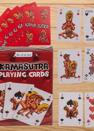 Игровые карты с позами секса "Kamasutra Comic 54 шт" 99660612237