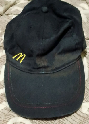 Кепка  McDonald 
немецкая б/у цвет черный 
в отличном