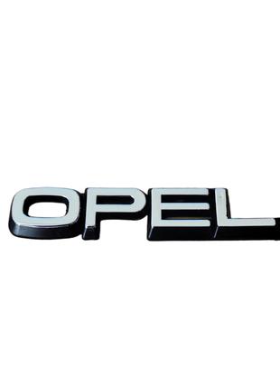 Значок эмблема на багажник, надпись на заднюю ляду Opel хром 1...