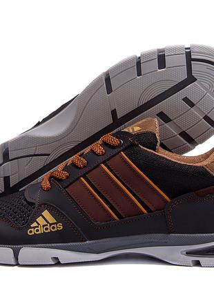 Мужские летние кроссовки сетка Adidas Tech Flex Brown