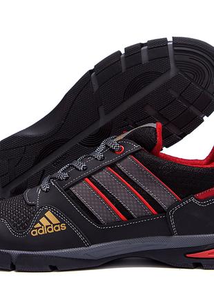 Мужские летние кроссовки сетка Adidas Tech Flex Black