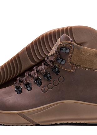 Мужские зимние кожаные ботинки Yurgen brown Style