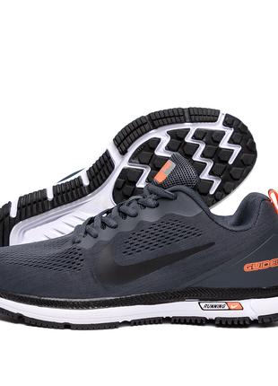 Мужские кроссовки сетка Nike Running Grey