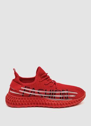 Кросівки жіночі текстиль, колір червоний, розмір 36, 243R372-4