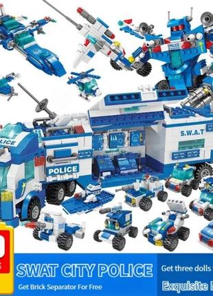 Лего, Конструктор полицейский участок 700шт! LEGO