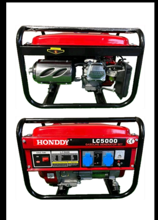 Генератор HONDDY LC5000, 3KW- 3 ,5KW, бензин,медь