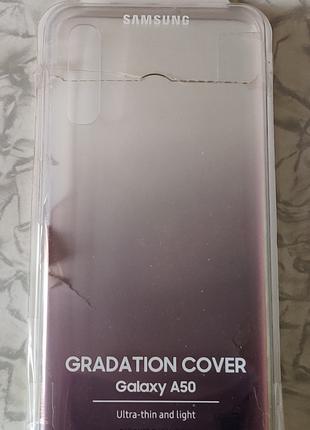 Чохол Samsung galaxy A50 gradation cover black