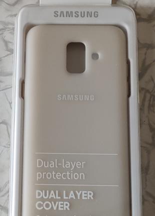 Чохол Samsung galaxy A6 (2018) dual layer cover