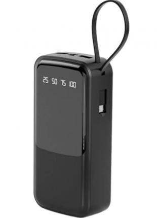 Портативный аккумулятор павербанк BIYA 40000mAh Q-POWER Black ...