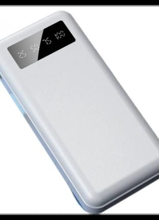 Портативный аккумулятор павербанк BIYA 20000mAh с дисплеем Whi...