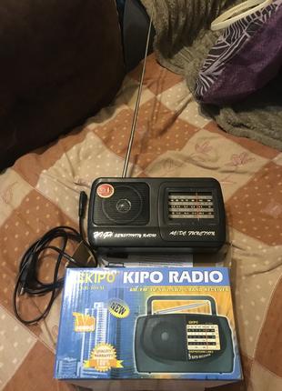 Портативный радиоприемник Kipo KB-308 AC в Отличном Состоянии