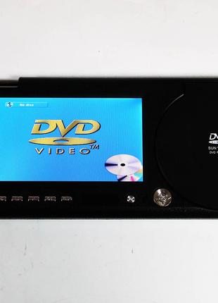 Авто козырек 7" с DVD+USB+SD Черный