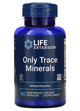 Мінерали, Only Trace Minerals, Life Extension, 90 вегетаріансь...