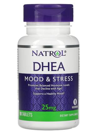 Дегидроэпиандростерон, 25 мг, DHEA, Natrol, 90 таблеток