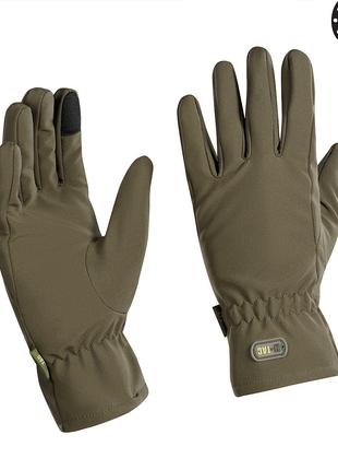 M-Tac перчатки демисезонные Soft Shell Olive S