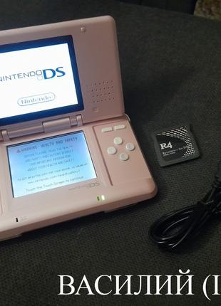 Игровая приставка Nintendo DS Fat в идеале+ R4 игра флеш картридж