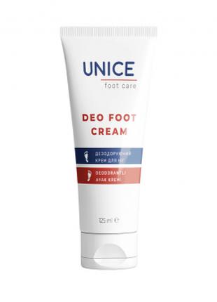 Дезодоруючий крем для ніг Unice, 125 мл/3410001