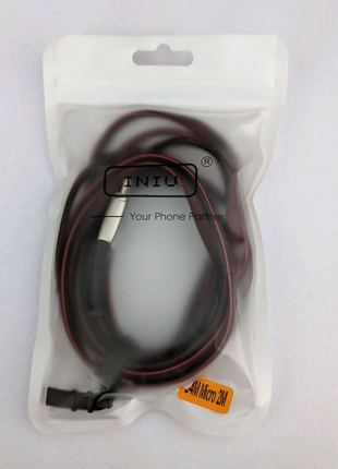 Зарядный кабель micro USB  INIU, 2 Метра, 3.1A, QC3.0