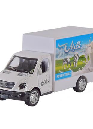 Детская машинка "Delivery" АВТОПРОМ AP7425 масштаб 1:64 (Белый)