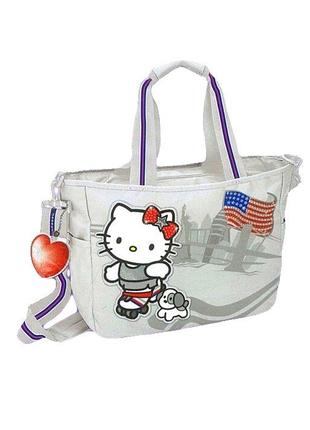 Сумка Hello Kitty USA Sanrio серая 35197