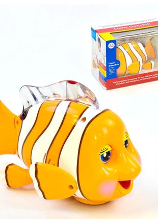 Інтерактивна Рибка Kimi зі звуковим і світловим ефектом Біло-ж...