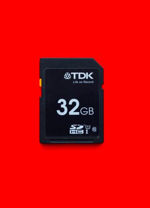 Карта памяти флеш SD HC 32 GB TDK 10 class U1