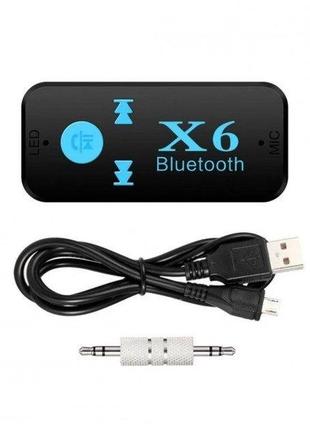 Автомобільний ресивер PIX-LINK Bluetooth AUX BT-X6 (Black)-LVR