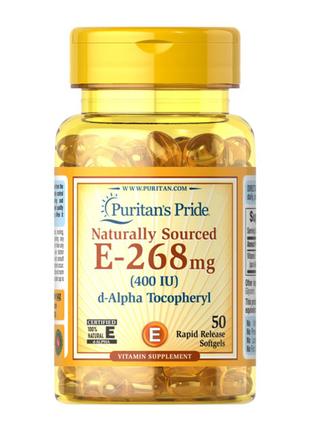 Vitamin E 268 mg 400 IU - 50 softgels