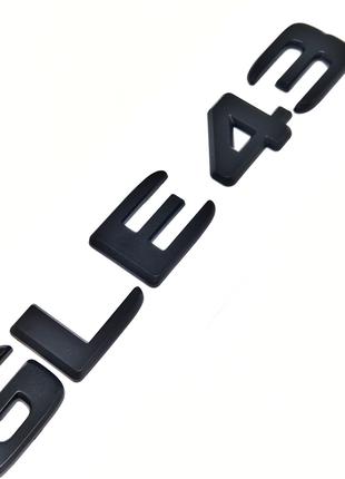 Эмблема GLE43 Mercedes-Benz Надпись Черный Матовый