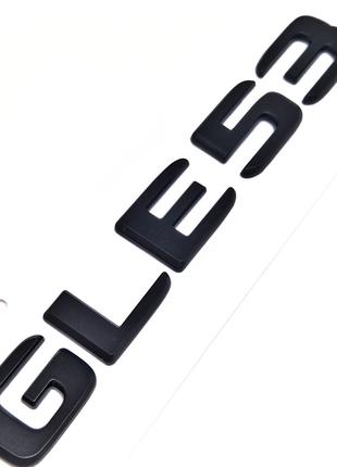 Надпись GLE53 Mercedes-Benz Эмблема Черный Матовый