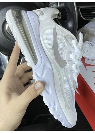 Кросівки Nike Air Max 270 React White Grey, кросівки найк аір ...