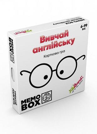 Настільна гра JoyBand MemoBox Вивчай Англійську, MB0004