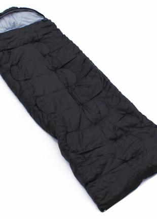 Спальний мішок ковдра з капюшоном -10 E-Tac чорний