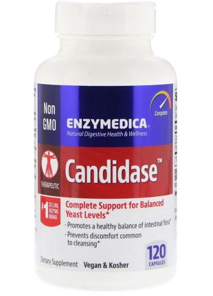 Натуральная добавка Enzymedica Candidase, 120 капсул